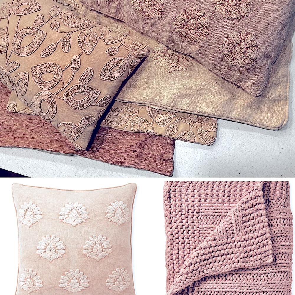 SERENA AND LILY BUNDLE!!! 5 throw pillow covers + 1 knit throw blanket